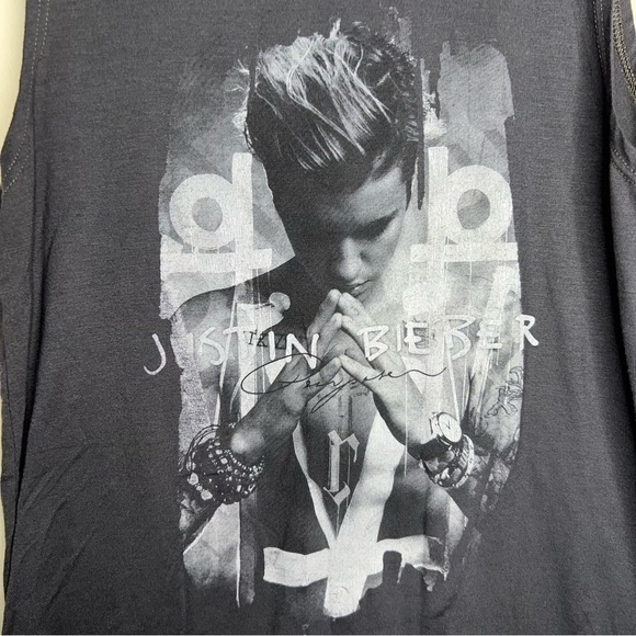 Justin Bieber Graphic 2016 Sleeveless Concert Tee Size Medium - Picture 5 of 7